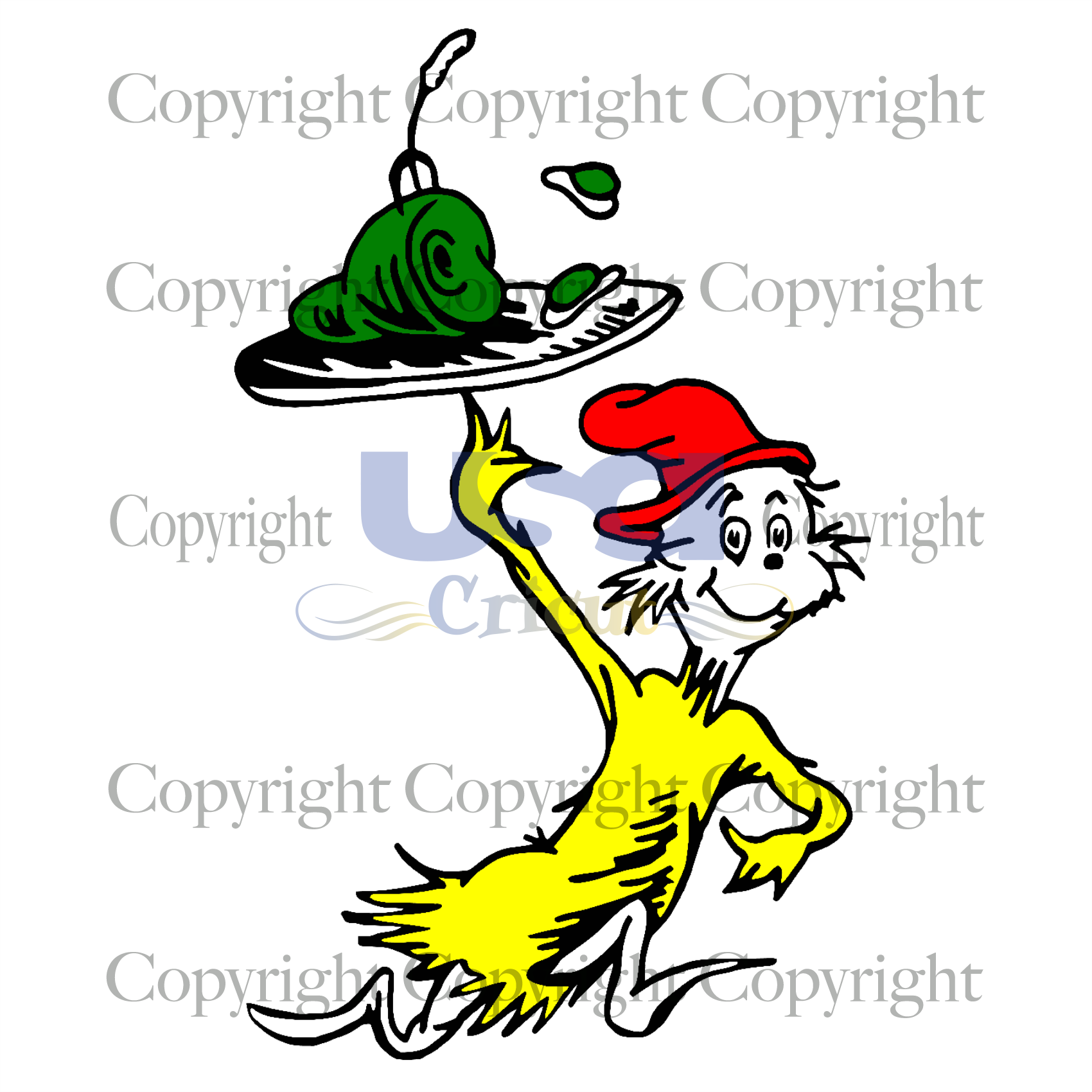 Funny Dr. Seuss, Dr Seuss Svg, Dr. Seuss Cat, Green Eggs And Ham, Cricut & Silhouette Sublimation Instant Download File - USA Cricut