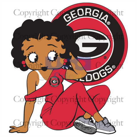 Georgia Bulldogs Betty Boop, Sport Svg, Football Svg, Betty Boop Svg, Georgia Bulldogs Svg, Georgia Bulldogs Gift, Printable Cricut & Silhouette Sublimation files Instant Download - USA Cricu