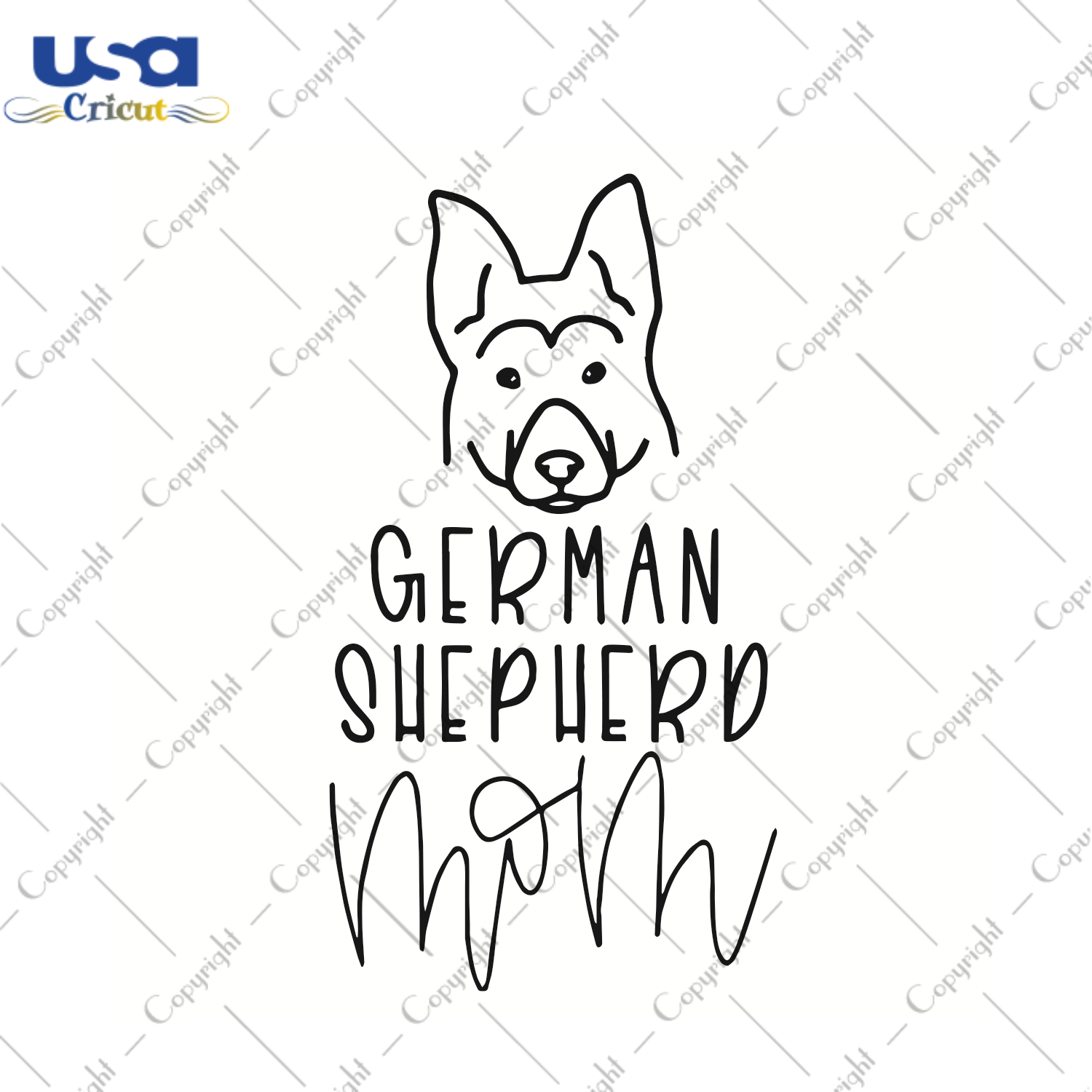 German Shepherd Mom Trending Gift Diy Crafts Svg Files For Cricut, Silhouette Sublimation Files