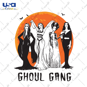 Ghoul Gang, Halloween Svg, Morticia Addams Svg, Vampira Bride, Frankenstein Bride Svg, Frankenstein Svg, Horror Friends, Horror Goth Queens, Gang Svg, Halloween Gift, Scary Halloween, Hallowe