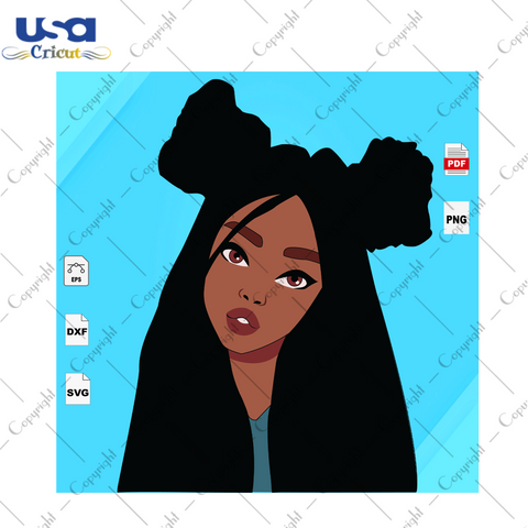 Girl Power Black Girl Gift Diy Crafts Svg Files For Cricut, Silhouette Sublimation Files