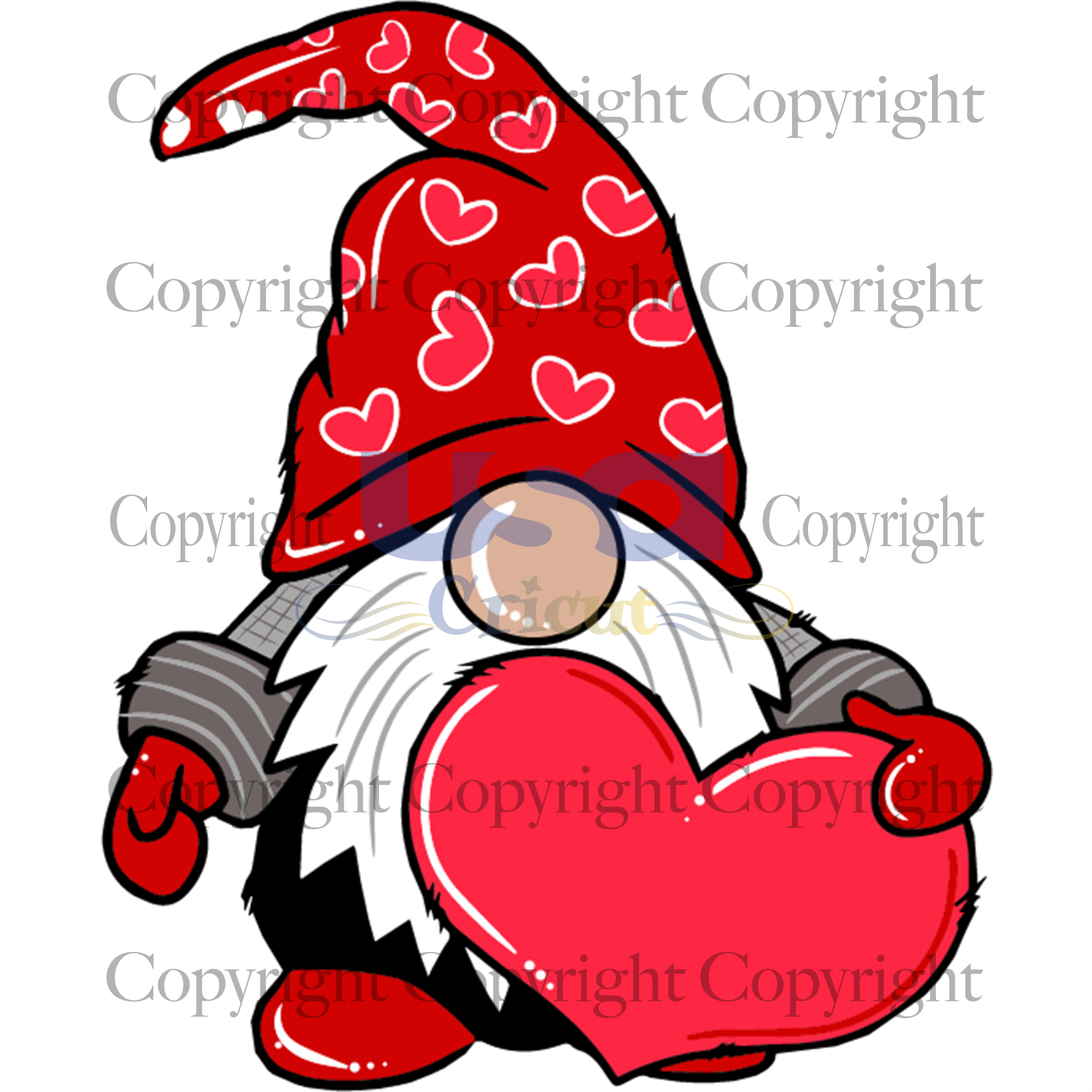 Gnome With Heart Svg, Gnome Lover, Valentine Svg, Valentine Gnome Svg, Diy Crafts SVG Files For Cricut, Silhouette Sublimation Files Shirt Design Ideas  Instant Download - USA Cricut