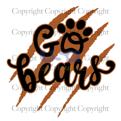 Go Bears Svg, Sport Svg, Chicago Bears Logo Svg, Diy Crafts SVG Files For Cricut Instant Download File - USA Cricut