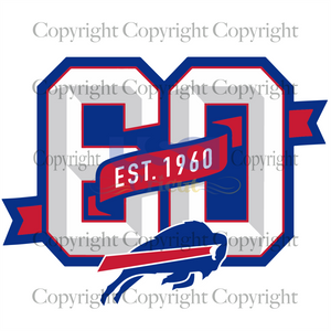 Go Bills Svg, Buffalo Bill Logo Design, Sport Svg, NFL Svg, Bills Svg, SVG Cricut & Silhouette Sublimation files Instant Download Version - USA Cricut