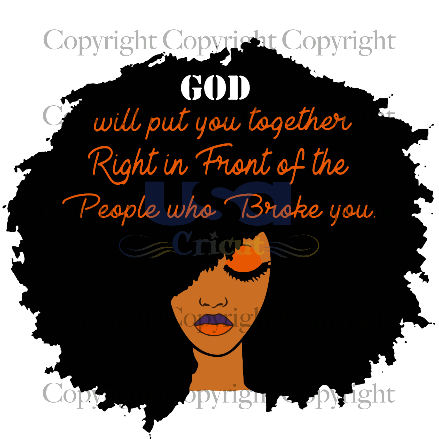 God Will Put You Together Svg, Black Girl Svg, Black Girl Magic svg, Diy Crafts SVG Files For Cricut, Silhouette Sublimation Files Shirt Design Ideas  Instant Download - USA Cricut