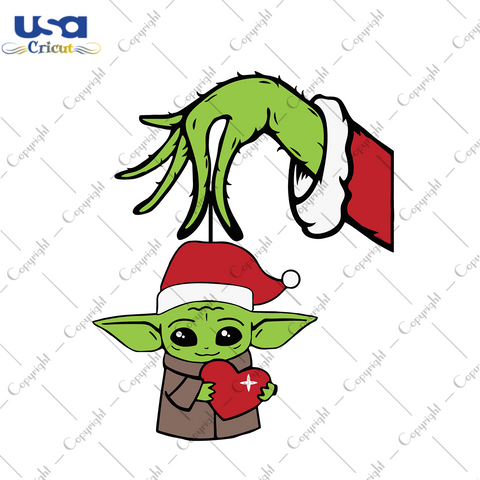 Grinch Hand Holding Baby Yoda Svg, Christmas Svg, Xmas Svg, Christmas Gift, Merry Christmas, Grinch Hand, Grinch Svg, Baby Yoda Svg, Yoda Svg, Cute Yoda Svg, Christmas Yoda, Christmas Grinch 