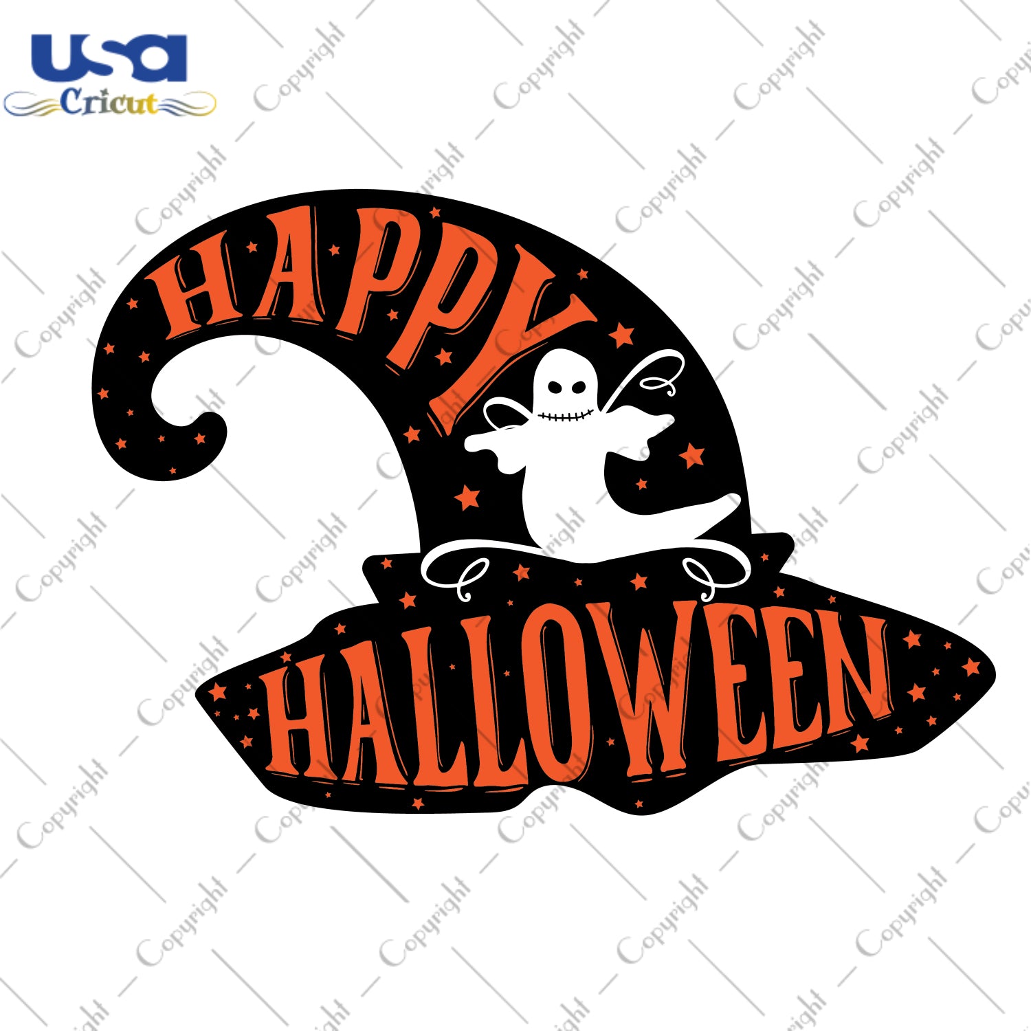 Happy Halloween Gifts, Shirt For Halloween Svg File Diy Crafts Svg Files For Cricut, Silhouette Sublimation Files - USA Cricut