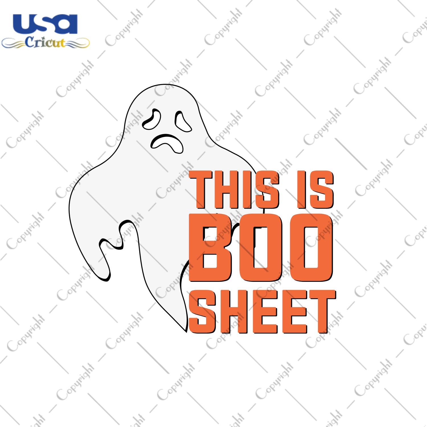 This Is Boo Sheet Halloween Gifts, Shirt For Halloween Svg File Diy Crafts Svg Files For Cricut, Silhouette Sublimation Files - USA Cricut