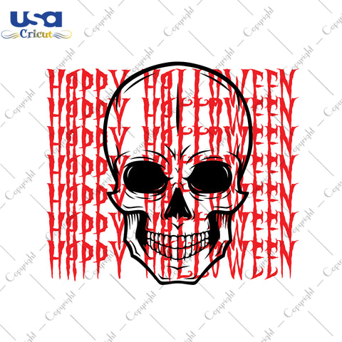 Happy Halloween Gifts, Shirt For Halloween Svg File Diy Crafts Svg Files For Cricut, Silhouette Sublimation Files - USA Cricut