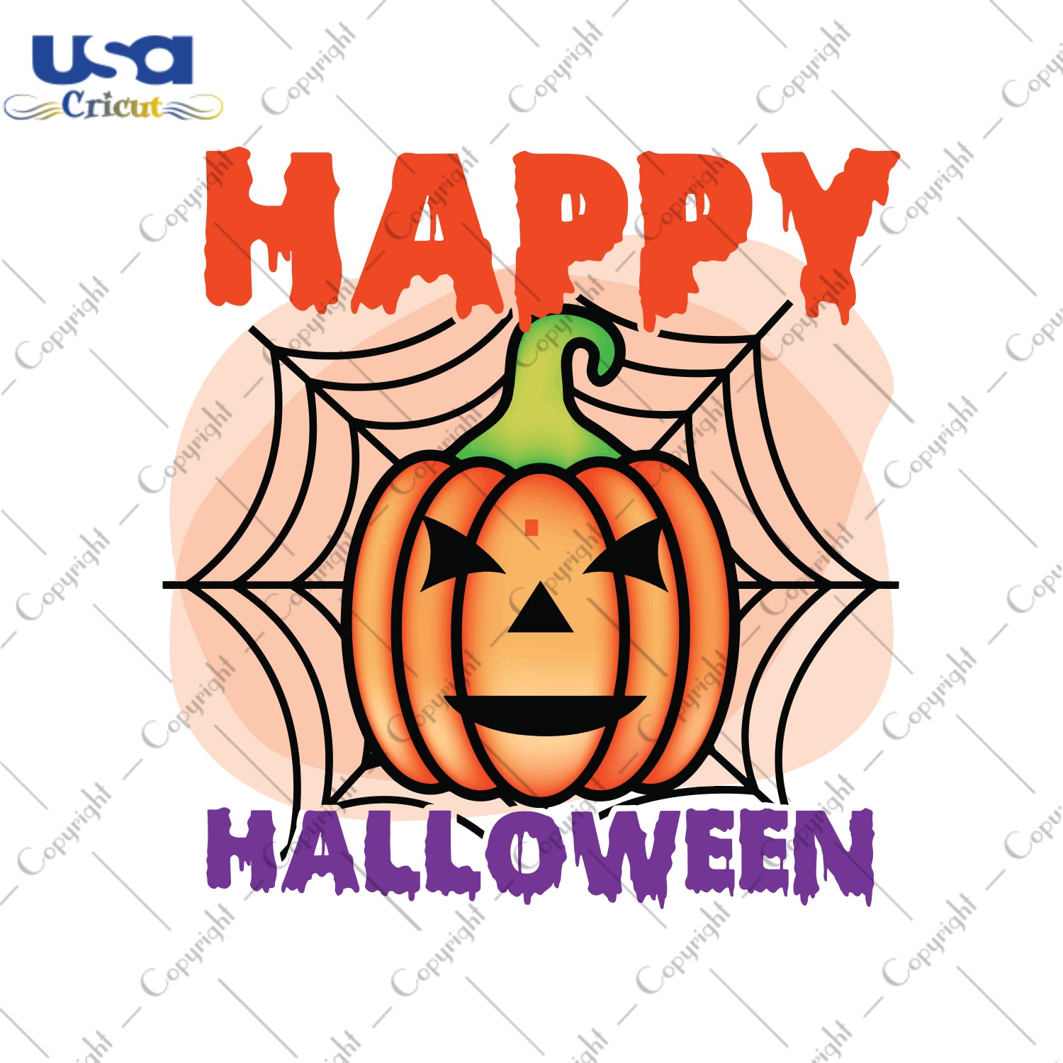 Happy Halloween Pumpkin Svg Gifts, Shirt For Halloween Svg File Diy Crafts Svg Files For Cricut, Silhouette Sublimation Files - USA Cricut