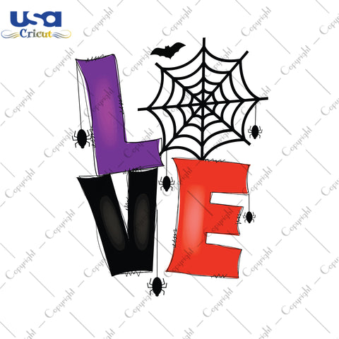 Love Halloween Svg Gifts, Shirt For Halloween Svg File Diy Crafts Svg Files For Cricut, Silhouette Sublimation Files - USA Cricut