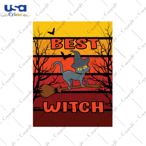 Best Witch Halloween Gifts, Shirt For Halloween Svg File Diy Crafts Svg Files For Cricut, Silhouette Sublimation Files - USA Cricut