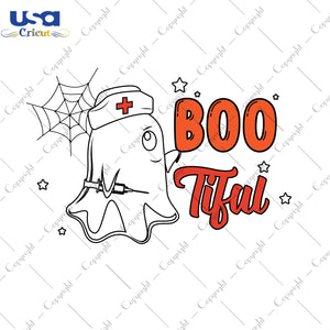 Boo Tiful Halloween Gifts, Shirt For Halloween Svg File Diy Crafts Svg Files For Cricut, Silhouette Sublimation Files - USA Cricut