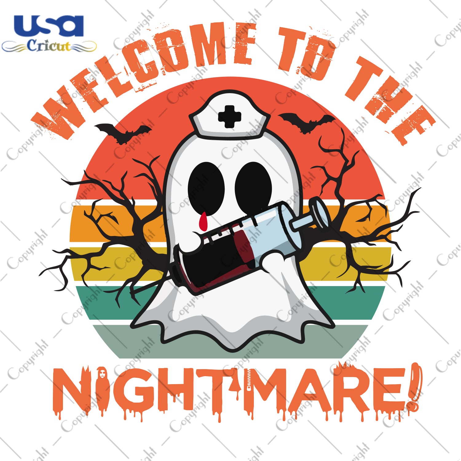 Welcome To The Nightmare Halloween Gifts, Shirt For Halloween Svg File Diy Crafts Svg Files For Cricut, Silhouette Sublimation Files - USA Cricut