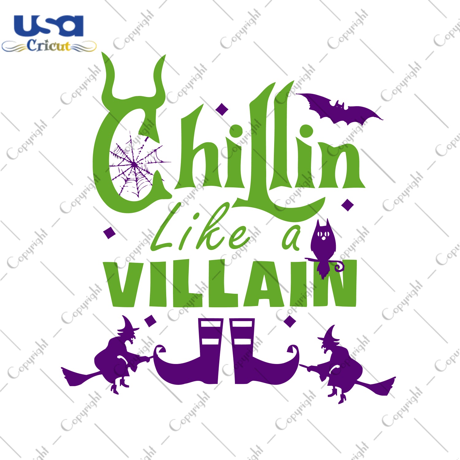 Chillin Like A Villain Halloween Gifts, Shirt For Halloween Svg File Diy Crafts Svg Files For Cricut, Silhouette Sublimation Files - USA Cricut