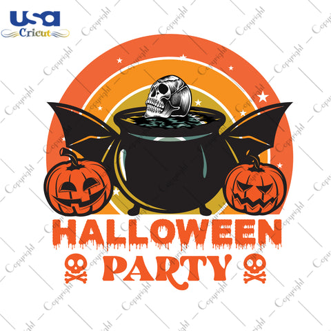 Halloween Party Pumpkin Gifts, Shirt For Halloween Svg File Diy Crafts Svg Files For Cricut, Silhouette Sublimation Files - USA Cricut