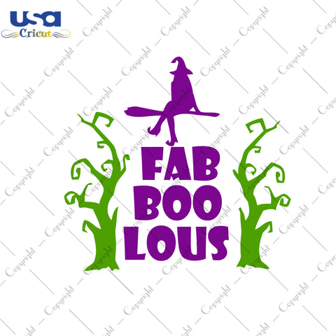 Fab Boo Lous Halloween Gifts, Shirt For Halloween Svg File Diy Crafts Svg Files For Cricut, Silhouette Sublimation Files - USA Cricut