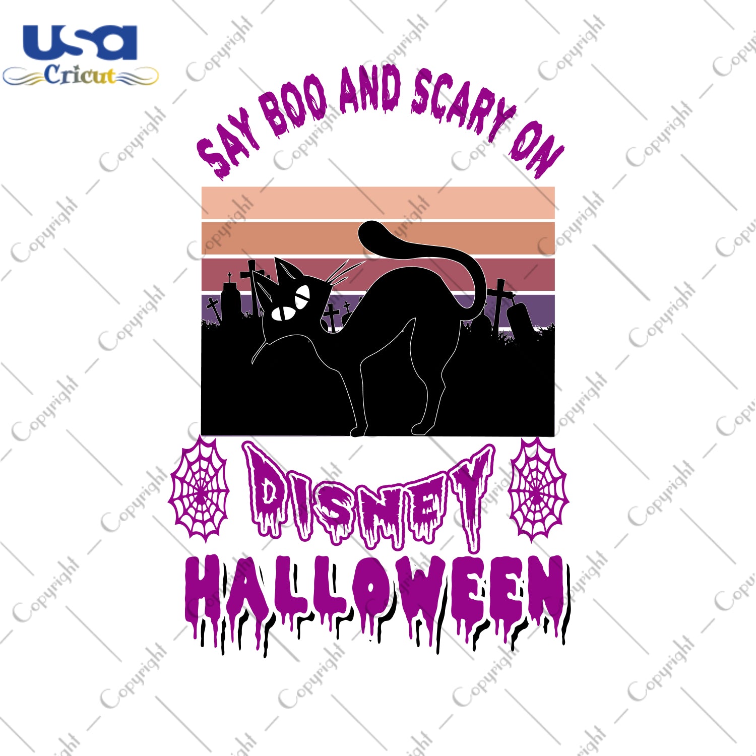 Say Boo And Scary On Disney Halloween Gifts, Shirt For Halloween Svg File Diy Crafts Svg Files For Cricut, Silhouette Sublimation Files - USA Cricut