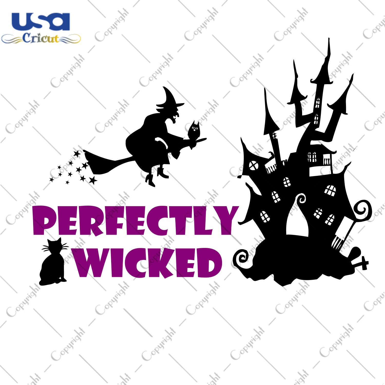 Perfectly Wicked Halloween Gifts, Shirt For Halloween Svg File Diy Crafts Svg Files For Cricut, Silhouette Sublimation Files - USA Cricut