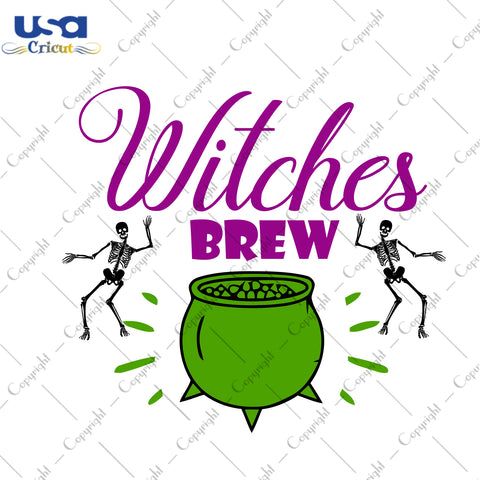 Witch Brew Halloween Gifts, Shirt For Halloween Svg File Diy Crafts Svg Files For Cricut, Silhouette Sublimation Files - USA Cricut