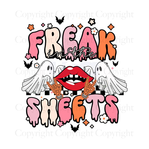 Halloween Quote Png, Freak In The Sheets Png, Ghost Halloween Png, Halloween Sublimation Design, Spooky Halloween Png, Funny Halloween Png, Vampire Png, Ghost Png