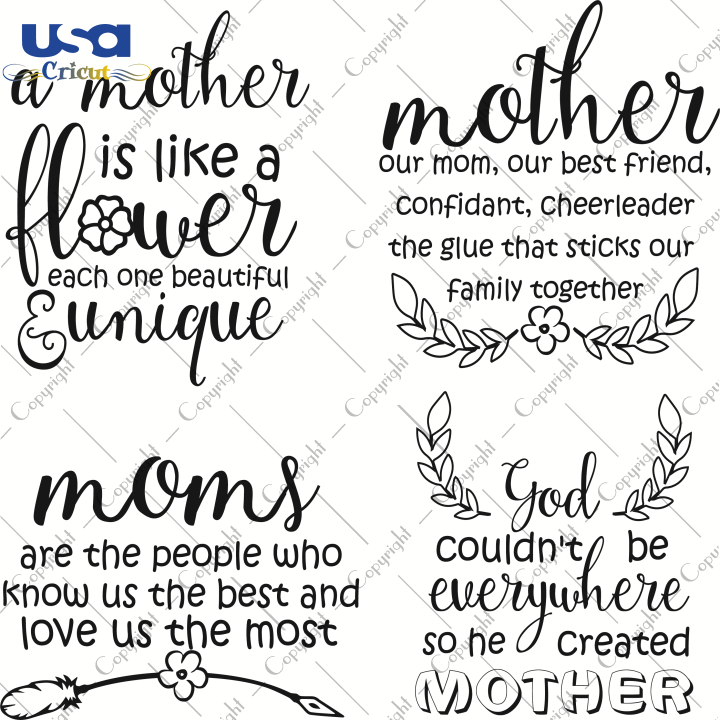 Happy Mother's Day, Mother Svg, Mother's Day Bundles, Mother's Day Gifts, Diy Crafts SVG Files For Cricut, Silhouette Sublimation Files, Cameo Htv Prints, Shirt Design Ideas - USA Cricut