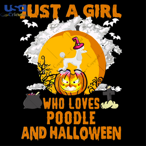 Halloween Gift For Poodle Lovers Diy Crafts Svg Files For Cricut, Silhouette Sublimation Files - USA Cricut