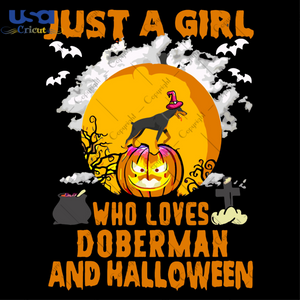 Halloween Gift For Doberman Lovers Diy Crafts Svg Files For Cricut, Silhouette Sublimation Files - USA Cricut