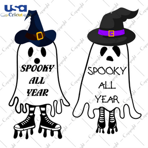 Double Spooky All Year Diy Crafts Svg Files For Cricut, Silhouette Sublimation Files - USA Cricut