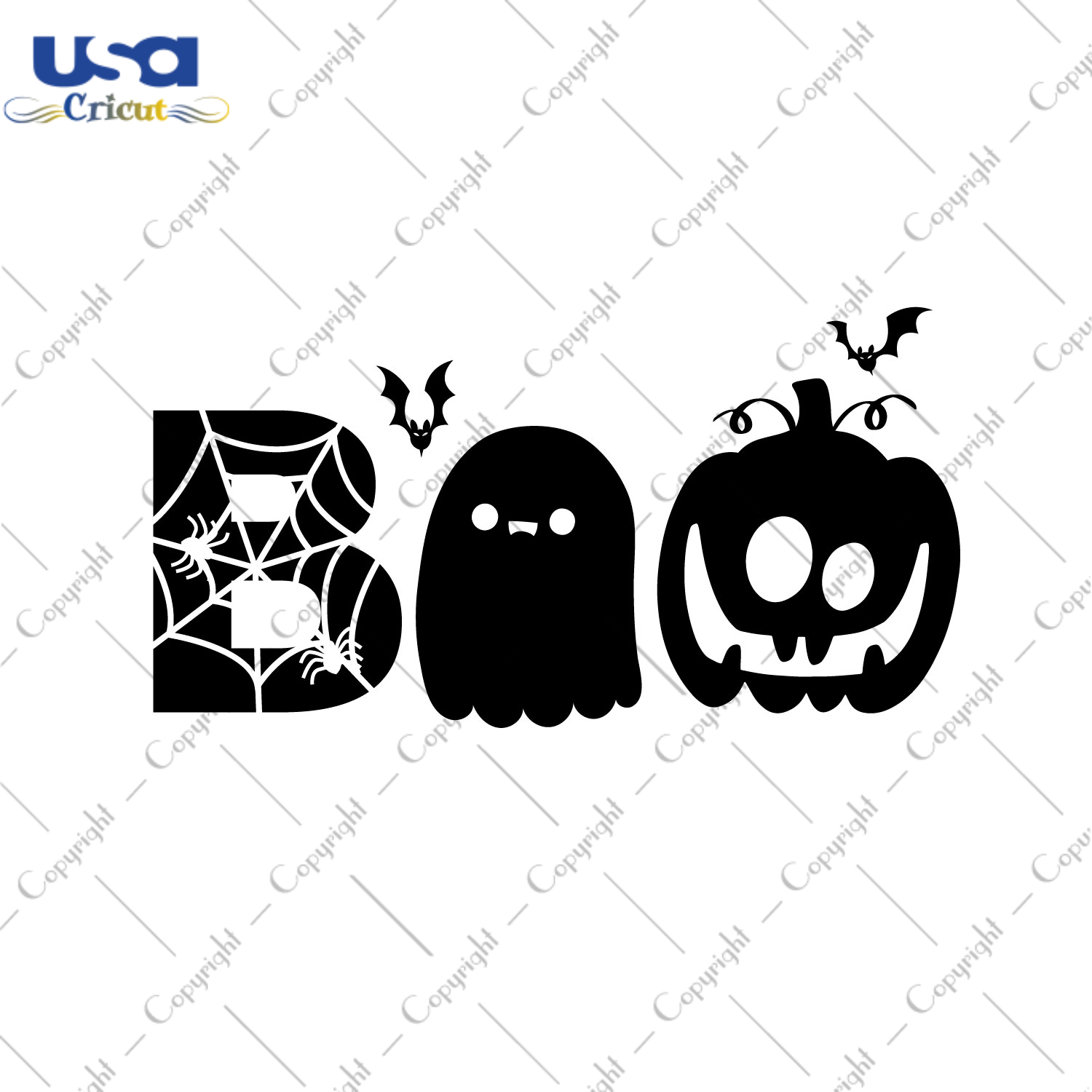 Halloween Decor, Boo Gift Diy Crafts Svg Files For Cricut, Silhouette Sublimation Files - USA Cricut