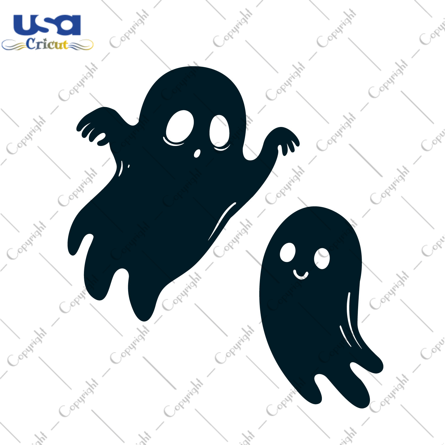 Halloween Decor, Cute Ghosts For You Diy Crafts Svg Files For Cricut, Silhouette Sublimation Files - USA Cricut