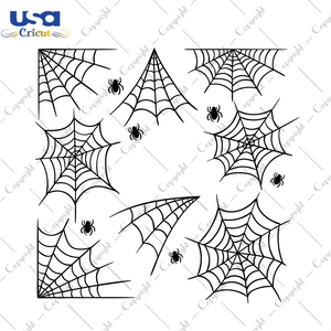 Halloween 2021, Spider Web Diy Crafts Svg Files For Cricut, Silhouette Sublimation Files - USA Cricut