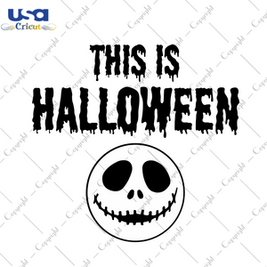 Halloween Gift For Decor, This Is Halloween Diy Crafts Svg Files For Cricut, Silhouette Sublimation Files - USA Cricut