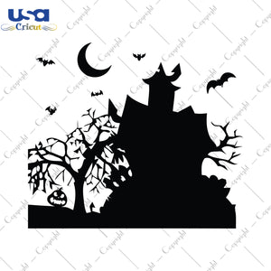 Haunted House Halloween Gifts, Shirt For Halloween Svg File Diy Crafts Svg Files For Cricut, Silhouette Sublimation Files - USA Cricut