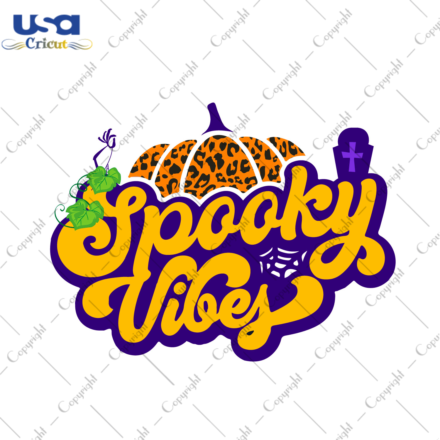 Spooky Vibes Best Halloween Gift Diy Crafts Svg Files For Cricut, Silhouette Sublimation Files - USA Cricut