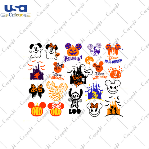 Halloween Mickey Bundle, Halloween Svg, Mickey Svg, Mickey Bundle, Disneyland Svg, Halloween Mickey, Mickey Mouse, Mickey Head Svg, Halloween Party, Funny Halloween Shirt, Gift For Kids, Digi