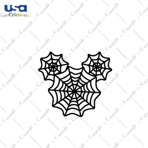 Halloween Mickey spider net, Halloween Shirt, Scary Halloween, Halloween town Svg, Funny Halloween Gift, Halloween Party, Halloween Pumpkin Shirt, Mickey svg, Mickey head - USA Cricut