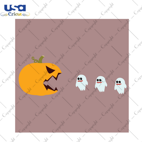 Halloween pumpkin and boos Trending Gift Diy Crafts Svg Files For Cricut, Silhouette Sublimation Files