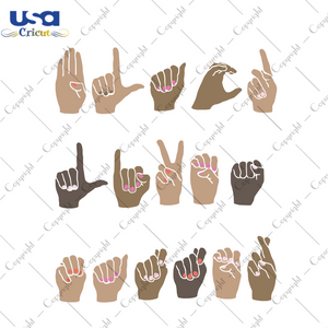 Hand symbol Trending Gift Diy Crafts Svg Files For Cricut, Silhouette Sublimation Files