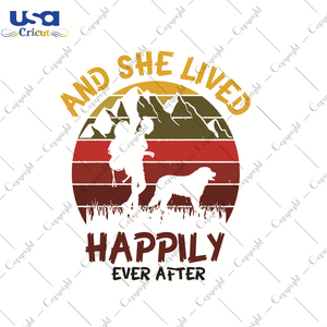 Happily Ever After, Trending Svg, Camping Svg, Vacation Shirt, SVG files for cricut Instant Download Version - USA Cricut