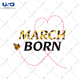 Happy Birthday Party, March Born Leopard Font Diy Crafts Svg Files For Cricut, Silhouette Sublimation Files - USA Cricut