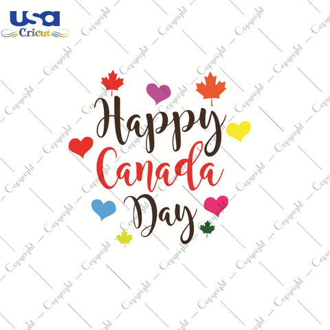 Happy Canada Day, Trending Svg, Canadian Flag Day Svg, Canada Svg, Canadian Svg, Diy Crafts SVG Files For Cricut, Silhouette Sublimation Files, Cameo Htv Prints, Shirt Design Ideas - USA Cric