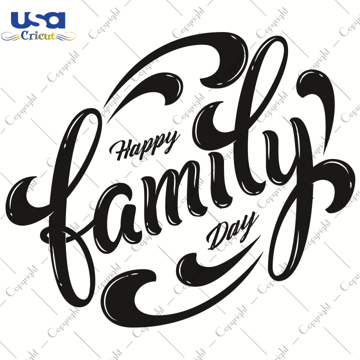 Happy Family Day, Family Day Svg, Family Day Gift, Father's Day Svg, Diy Crafts SVG Files For Cricut, Silhouette Sublimation Files Shirt Design Ideas  Instant Download - USA Cricut