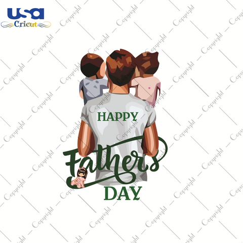 Happy Father's Day, Father's Day Svg, Daddy, Diy Crafts SVG Files For Cricut, Silhouette Sublimation Files Shirt Design Ideas  Instant Download - USA Cricut