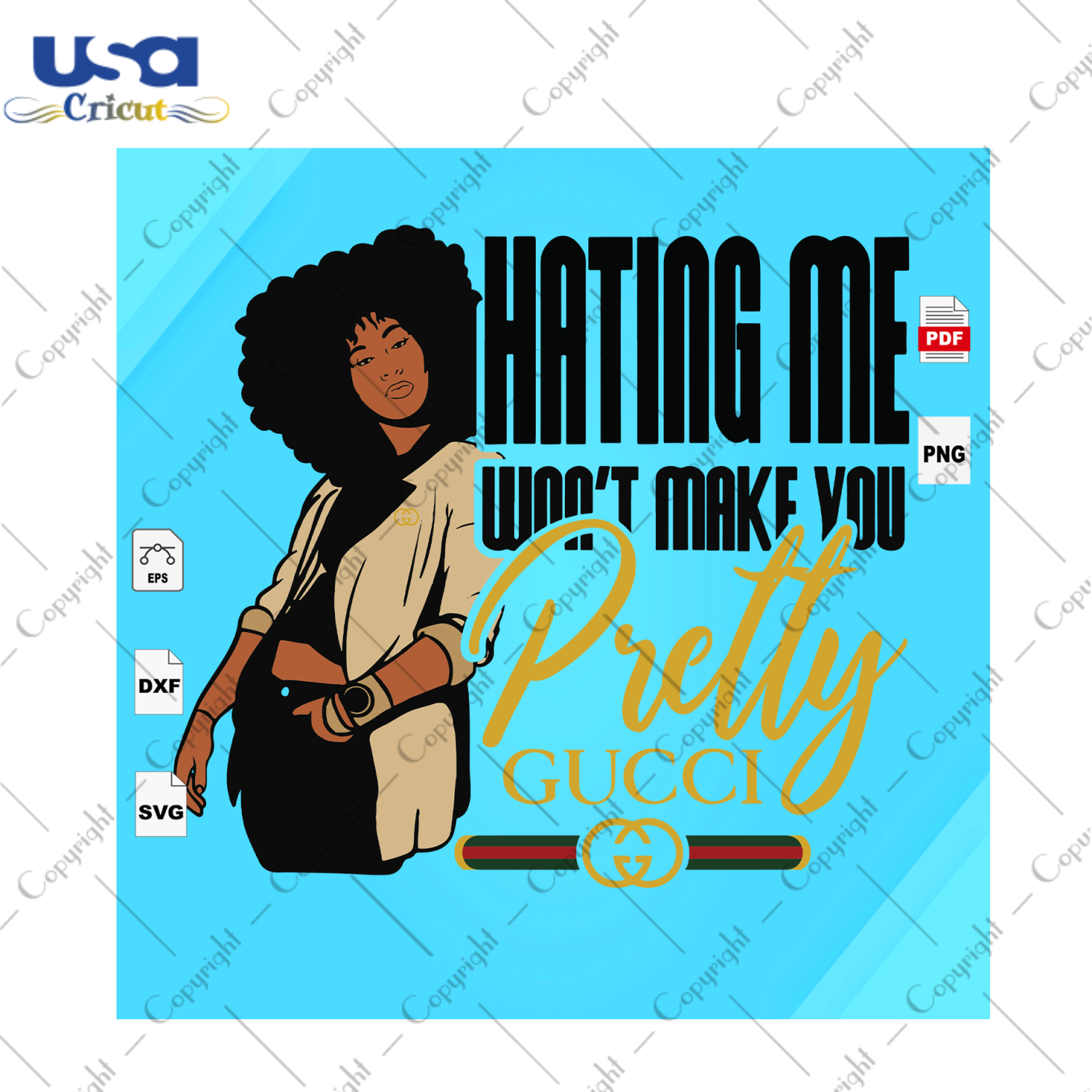 Hating Me Dont Make You Black Girl Gift Diy Crafts Svg Files For Cricut, Silhouette Sublimation Files