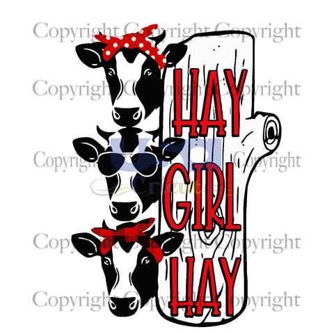 Hay Girl Hay Svg, Trending Svg, Cow Svg, Printable Cricut & Silhouette Sublimation files Instant Download - USA Cricut