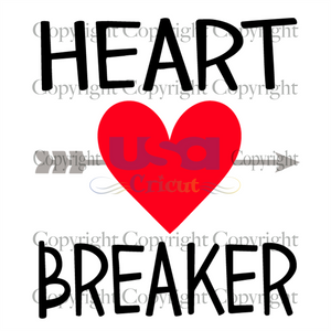 Heartbreaker Svg, Valentine Svg, Heart Breaker Shirt, Diy Crafts SVG Files For Cricut, Silhouette Sublimation Files Shirt Design Ideas  Instant Download - USA Cricut