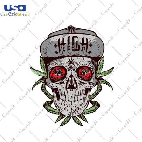 High Weed Skull Svg, Trending Svg, Skull Svg, Smiling Skull Svg, Cannabis Svg, Cannabis Weed Svg, Weed Svg, Marijuana Svg, Cannabis Lovers, Smoke Weed Svg, Blunt Svg, Skull Vector, Svg Clipar