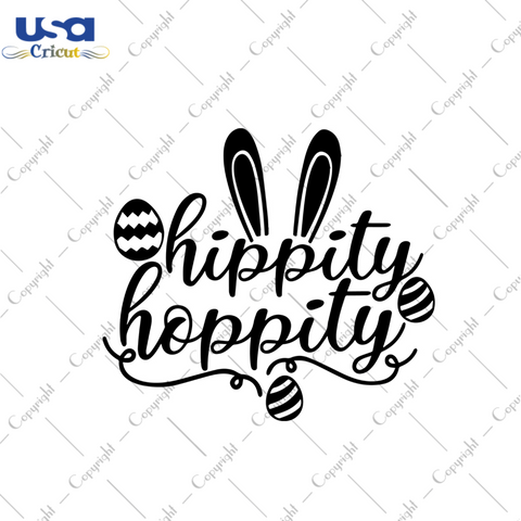 Hippity Hoppity Svg, Easter Svg, Easter Day Gift, He Is Risen Christian Quotes Diy Crafts Svg Files For Cricut, Silhouette Sublimation Files