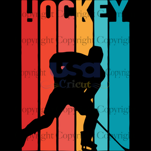 Hockey Svg, Sport Svg, Ice Hockey Svg, Hockey Shirt, Printable Cricut & Silhouette Sublimation files Instant Download - USA Cricut